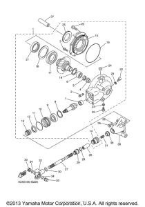 XVS650A Ведущий вал
