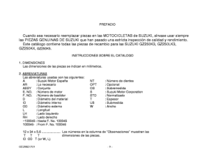 GZ250 Catalog preface