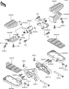 ZG1200 Подножки