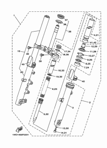 YZF-R25 フロントフオ-ク