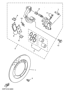 SR125 Передний тормоз