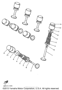 XJ600SG Клапана
