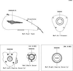 VN1700 Наклейки
