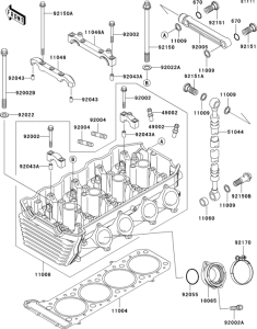 ZR1100 Головка цилиндров