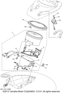 XVS1100NC Приборы