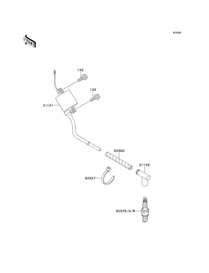 KX125 Катушка зажигания