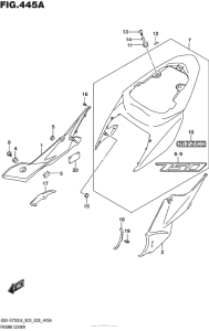 GSX-S750 (ABS) Frame Cover (For Ykv,ajx)