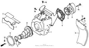 CR80R Воздушный фильтр