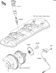 ZR1000 Система зажигания