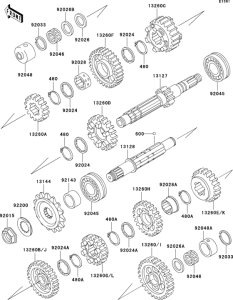 ZR1100 Трансмиссия