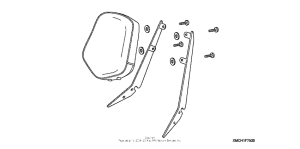 VTX1800F3 Backrest (tall, sport custom)