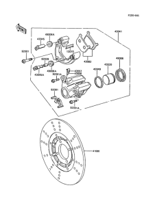 Z305 Передний тормоз