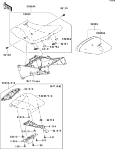 ZX600 Seat(1 / 2)(r9f / raf-rbf)