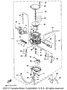 XT225EC Карбюратор