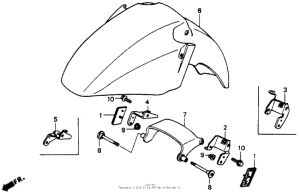 ST1100 Переднее крыло