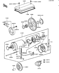 KZ1100 Starter motor / starter clutch