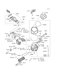 ZX1000 Воздушный фильтр