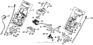 GL1000 Спидометр + тахометр