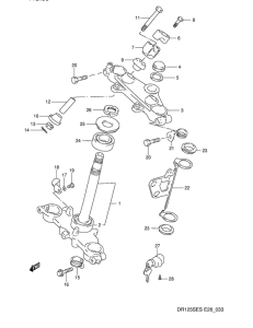 DR125 Траверса нижняя