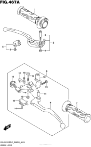 GSX-S1000F (ABS) Рулевые переключатели