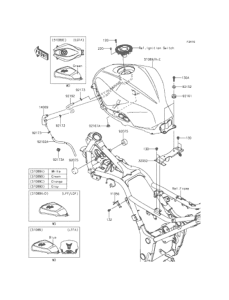 EX250 フューエルタンク