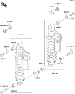 ZR550 Подвеска  /  амортизатор