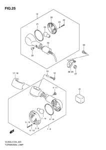 VL250 Поворотники