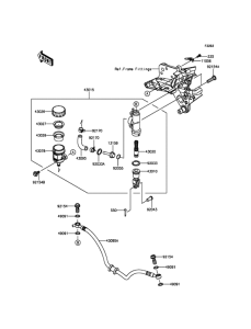 ZR800 Задний торм цилиндр