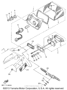 FZR400SAC Фонарь