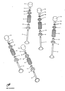WR400F Клапана