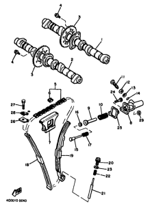 XJ600 Camshaft. chain