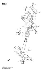 RM-Z250 Траверса нижняя