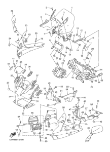 FJR1300 Обтекатель 1