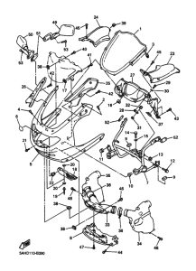 YZF600R YZF600RT Cowling comp