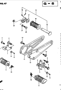 GS450 Подножки