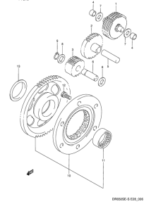 DR650 Муфта стартера