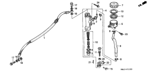  Задний тормозной цилиндр
