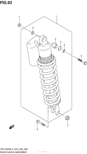  Rear Shock Absorber (Dr-Z400Sl3 E03)