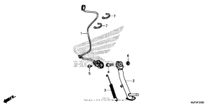 CTX700N DCT Подножка