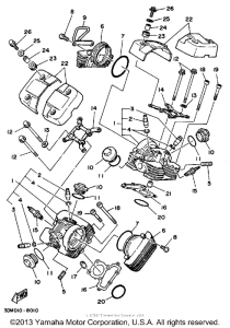 XV250 Головка цилиндров