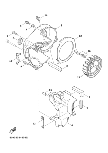 XC125FD Air shroud. fan