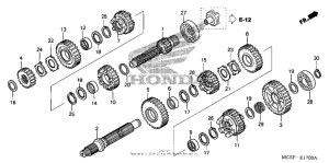 ST1300P (ABS) Трансмиссия