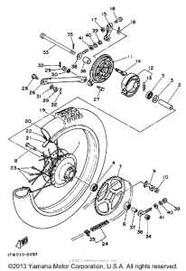 DT50W Переднее колесо