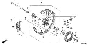 CR85R Transom + tube
