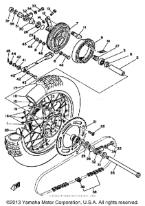  Переднее колесо