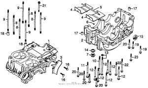 CJ360 Картер двигателя