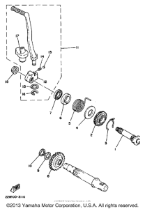 YZ80S (Motocross) Стартер