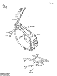 ZX600 Frame comp