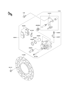 KX65 Front brake(kx65-a1-a4)