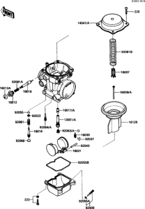ZG1200 Carburetor parts(1 / 2)